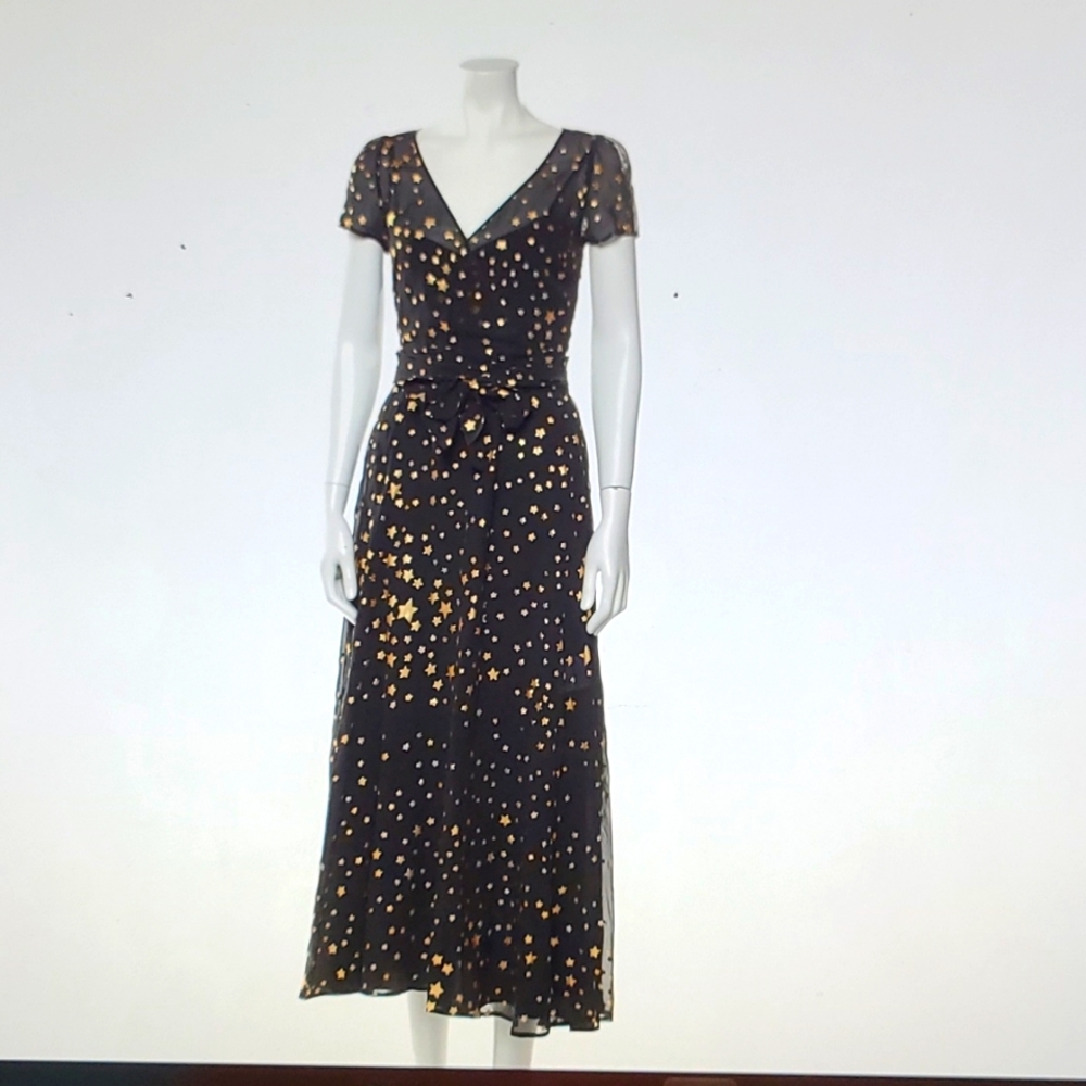 Red Valentino Printed Midi Length Dress